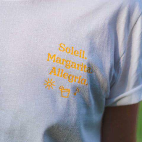 T-shirt | Soleil. Margarita. Alegria.