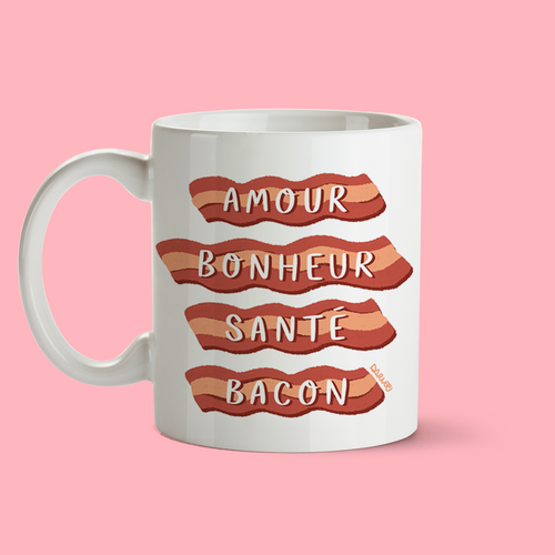 Tasse | Amour, bonheur, santé & bacon