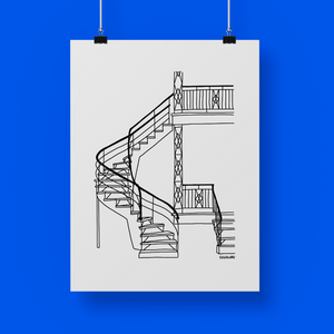 Affiche | Escalier
