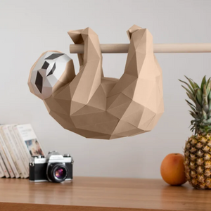 DIY d'origami en papier 3D - Paresseux