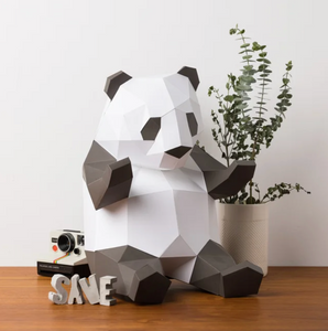 DIY d'origami en papier 3D - Panda