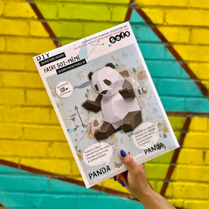 DIY d'origami en papier 3D - Panda