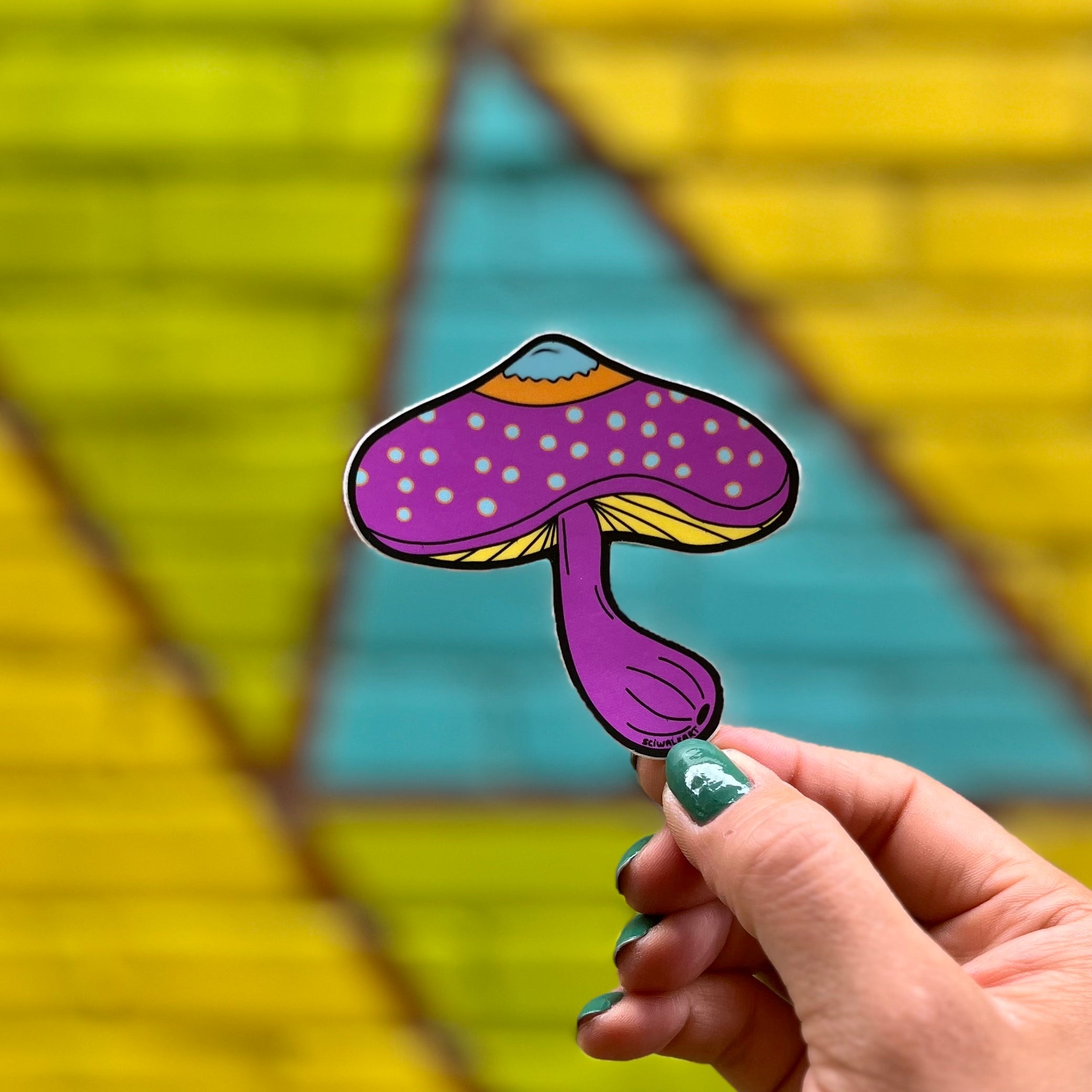 Stickers muraux champignon - Sticker A moi Etiquette & Autocollant