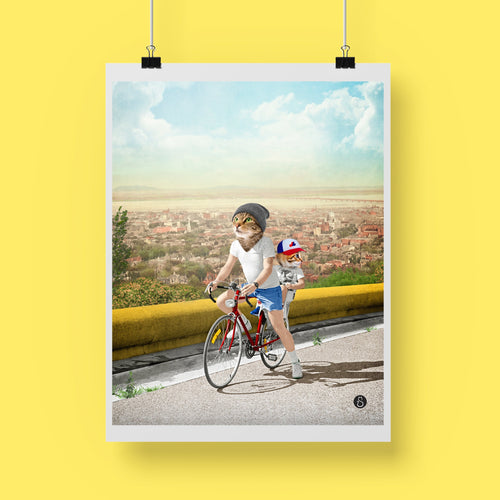 Affiche | Le Mont Royal à vélo