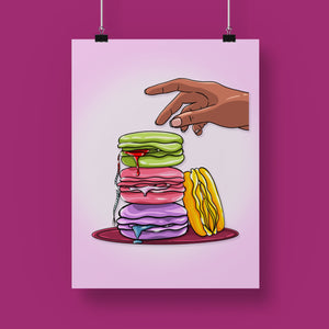 Affiche | Macaron