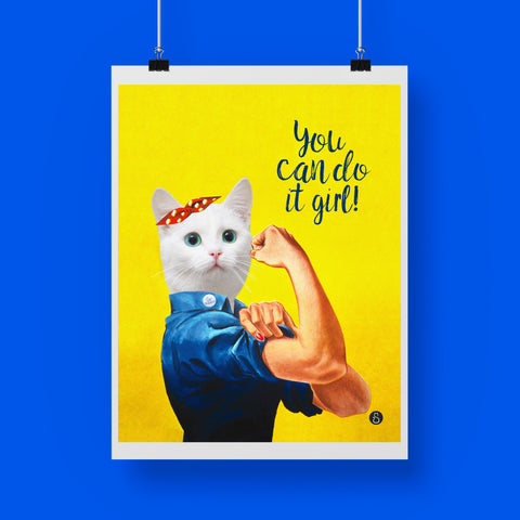 Affiche | You can do it girl!